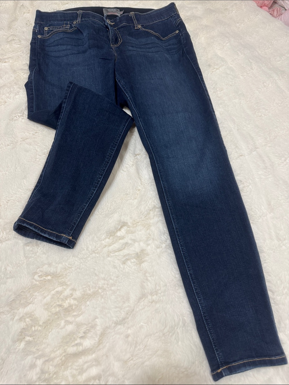 torrid Dark Blue Bombshell Skinny Jeans